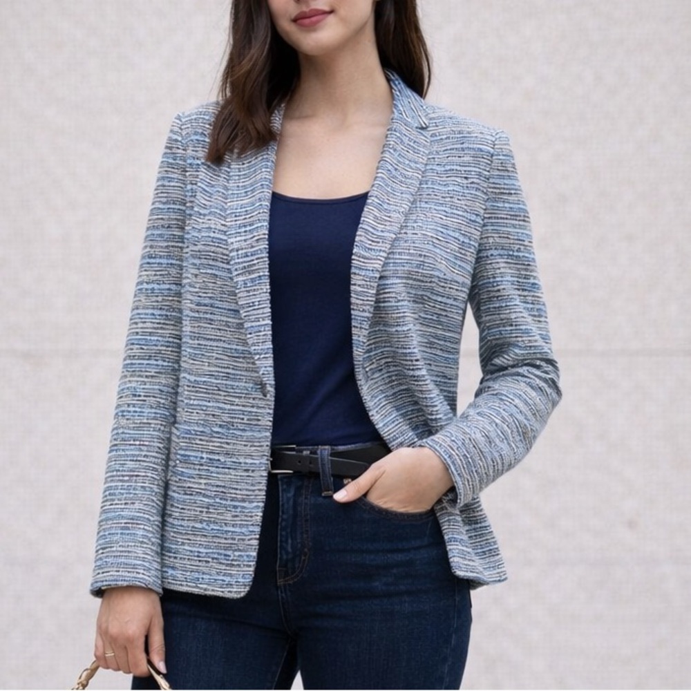BB Dakota Multicolor Tweed Blazer